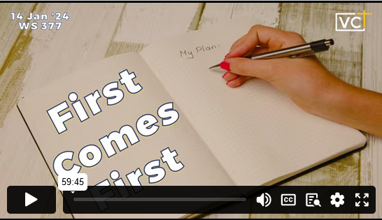 FIRST COMES FIRST