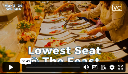 LOWEST SEAT @ THE FEAST