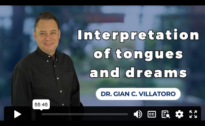 INTERPRETATION OF TONGUES AND DREAMS