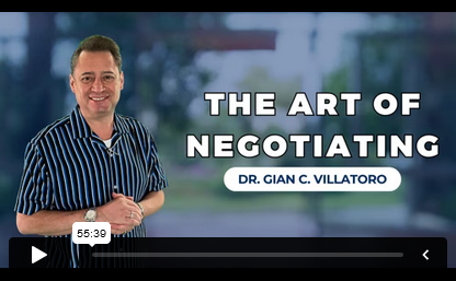 THE ART OF NEGOTIATING