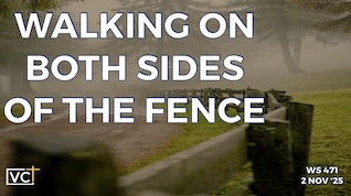 WALKING ON BOTH SIDES OF THE FENCE